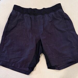 Men's Black Lululemon Shorts 9” inseam
